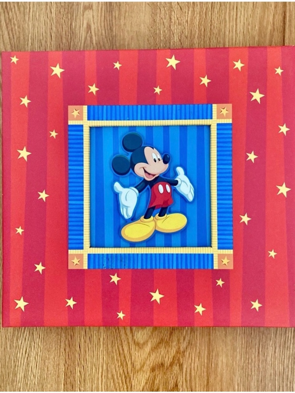Disney Mickey Mouse Scrapbook Album w/ 12x12 Scrapbook Paper SandyLion